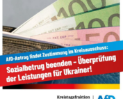 Antrag Kreistag "Sozialbetrug beenden!"