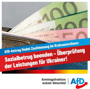 Antrag Kreistag "Sozialbetrug beenden!"