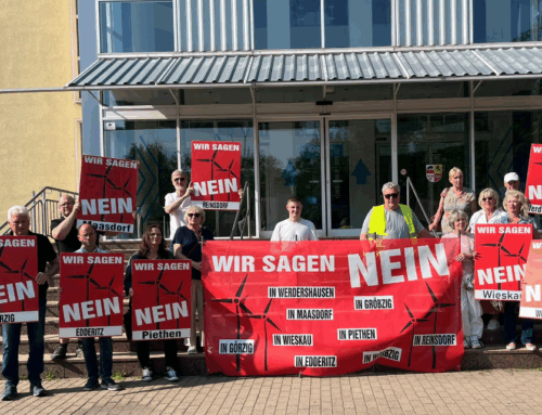 Bürgerprotest gegen Windräder