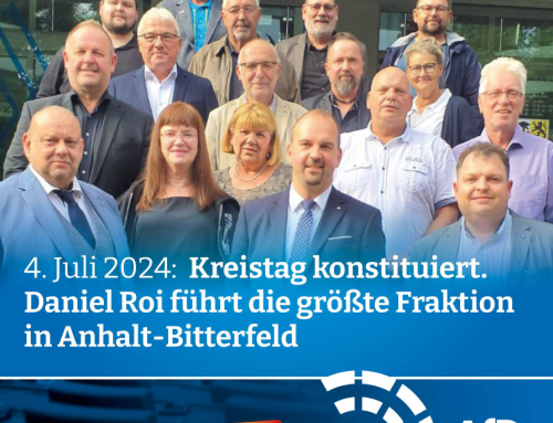 AfD-Fraktion steht – Daniel Roi führt größte Kreistagsfraktion in Anhalt-Bitterfeld.