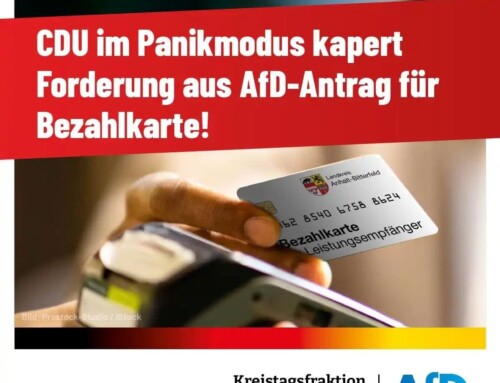Kommunalwahljahr 2024: CDU kapert AfD-Forderung!